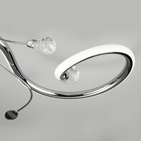 Потолочная люстра Curl 90129/5 хром 64W