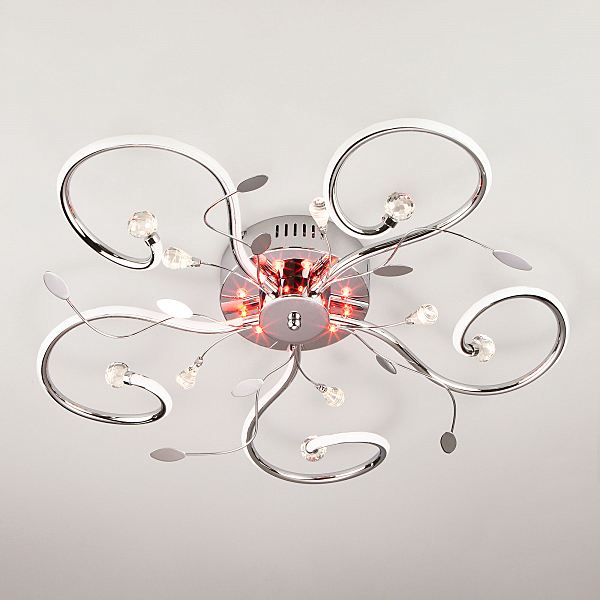 Потолочная люстра Curl 90129/5 хром 64W