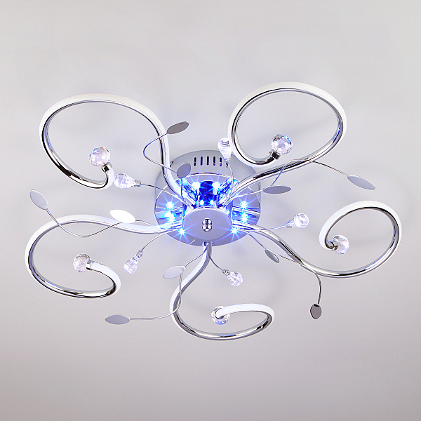 Потолочная люстра Curl 90129/5 хром 64W