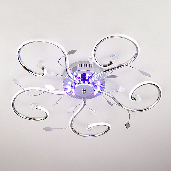 Потолочная люстра Curl 90129/5 хром 64W