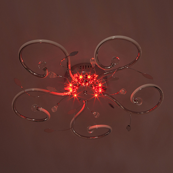 Потолочная люстра Curl 90129/5 хром 64W