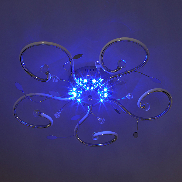 Потолочная люстра Curl 90129/5 хром 64W