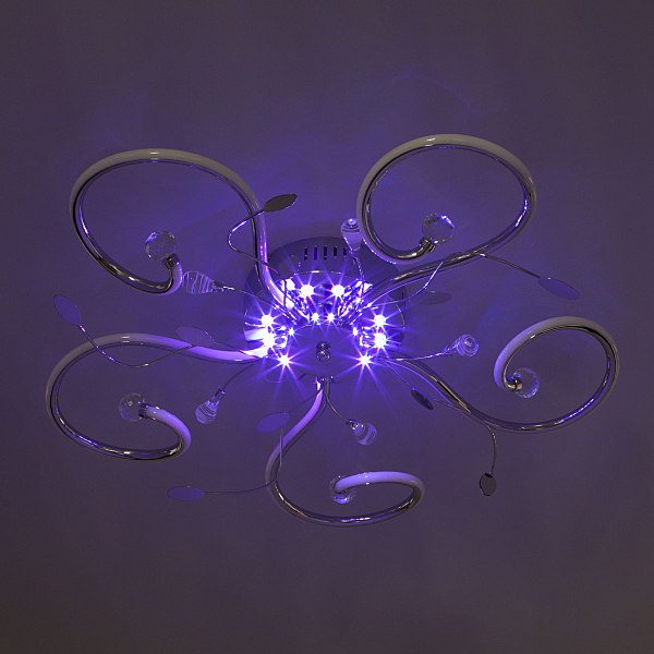 Потолочная люстра Curl 90129/5 хром 64W