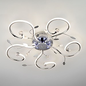 Потолочная люстра Curl 90129/5 хром 64W