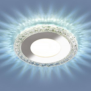 Встраиваемый светильник 9909 9909 LED 8W CL прозрачный