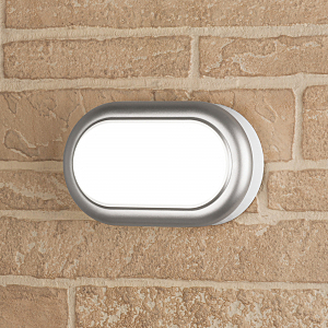 Уличный настенный светильник Уличный светильник LTB03824000 8W 54KLED Светильник 16.7 см 8W 4000K IP54 серебро