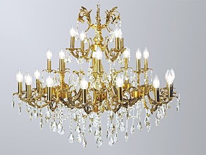 Подвесная люстра 1200 1218/C bronze