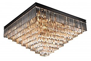 Потолочная люстра 31100 31133/PL black+gold