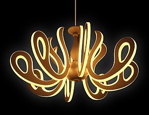 Подвесная люстра Ambrella FK82/8 WH 504W D820