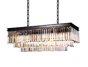 Подвесная люстра 31100 31111/S black+gold