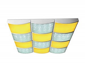 Светильник потолочный Orbital Crystal Sand FS1520 WH/SD 288W D810*720