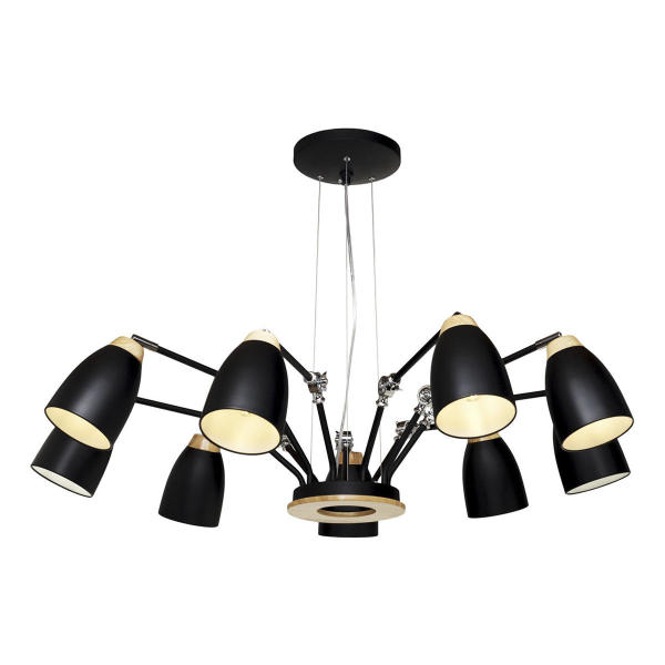 Подвесная люстра Restor LOFT4402/9BL