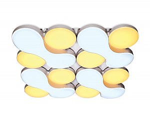 Светильник потолочный Ambrella FG1066/4 WH 208W D720*720