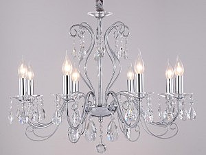 Подвесная люстра 10800 10808/S chrome
