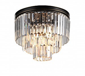 Потолочная люстра 31100 31106/PL black+gold