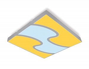 Светильник потолочный Orbital Parus FP2403 WH/BK 288W D680*680