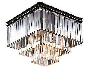 Потолочная люстра 31100 31105/PL black+gold