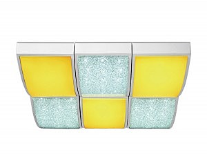 Светильник потолочный Orbital Crystal Sand FS1510 WH/SD 144W D540*540