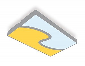 Светильник потолочный Orbital Parus FP2402 WH/BK 180W D680*415