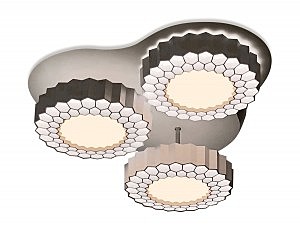 Потолочная люстра Orbital Hi-Tech FH12/3 WH 96W D500