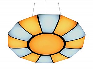 Светильник потолочный Ambrella FP2313L WH 114W D480