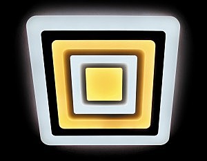 Светильник потолочный Ambrella FA93 WH 164W D500*500