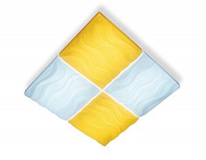 Светильник потолочный Orbital Parus FP2381 WH 128W D500*500