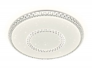 Светильник потолочный Orbital Crystal F99 WH 96W D500