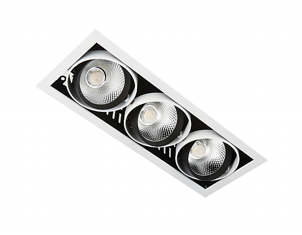 Карданный светильник Cardano T813 BK/CH 3*12W 4200K