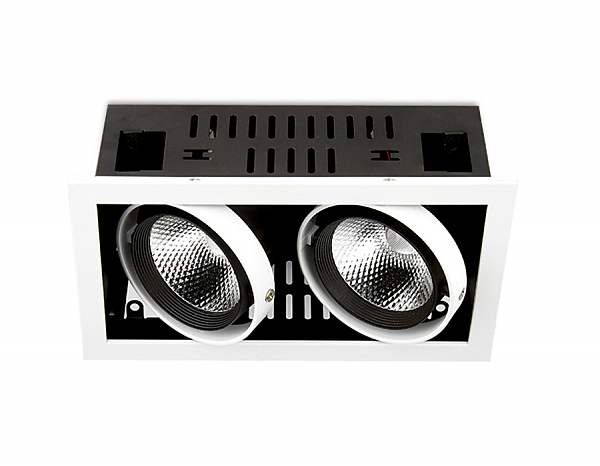 Карданный светильник Cardano T812 BK/CH 2*12W 4200K
