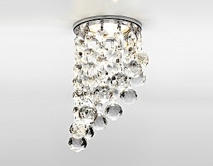 Встраиваемый светильник Crystal K205C CL/CH