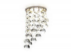 Встраиваемый светильник Crystal K205C CL/G