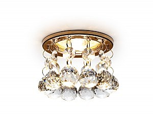 Встраиваемый светильник Crystal K2051 CL/G
