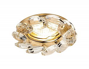 Встраиваемый светильник Crystal K306 CL/G