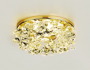 Встраиваемый светильник Crystal K308 CL/G