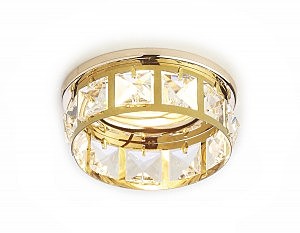 Встраиваемый светильник Crystal K101 CL/G