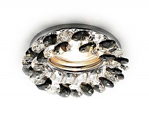 Встраиваемый светильник Crystal K206 BK/CH
