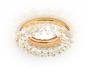 Встраиваемый светильник Crystal K206 CL/G