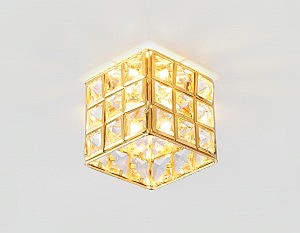 Встраиваемый светильник Crystal K110/3 CL/G