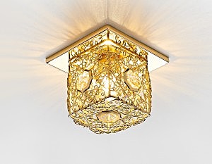 Встраиваемый светильник Ambrella D1003 G/CL