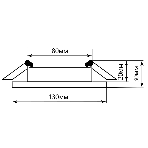 Встраиваемый светильник Feron 29473