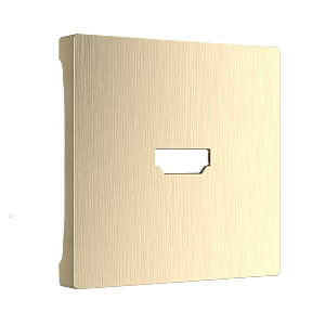 Накладка на механизм Werkel WL10-HDMI-CP/ Накладка для розетки HDMI (шампань рифленый)