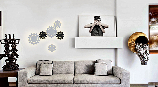 Настенный светильник Gear Gear L LED белый (MRL LED 1100)