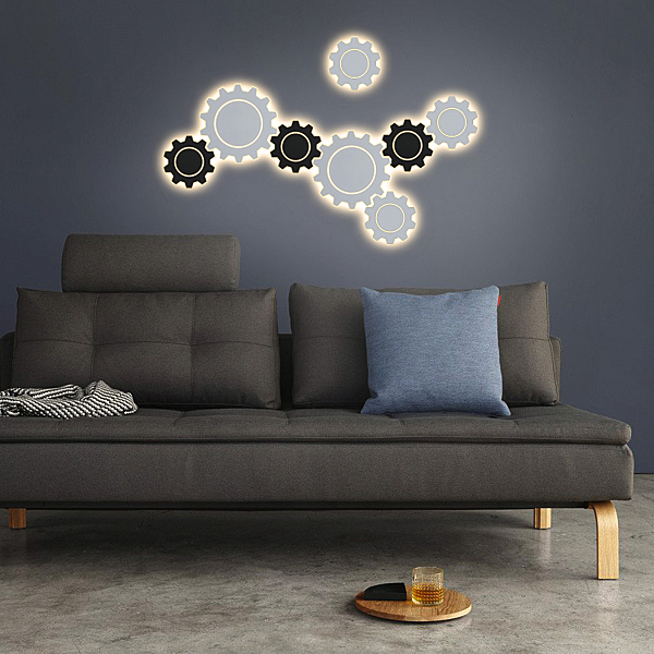 Настенный светильник Gear Gear L LED черный (MRL LED 1100)