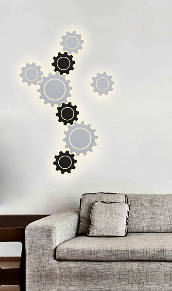 Настенный светильник Gear Gear L LED черный (MRL LED 1100)