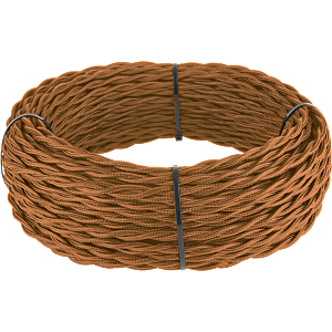 Ретро кабель Медный Ретро кабель витой 2х2,5 (медный) под заказ