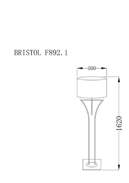 Торшер Bristol BRISTOL F892.1