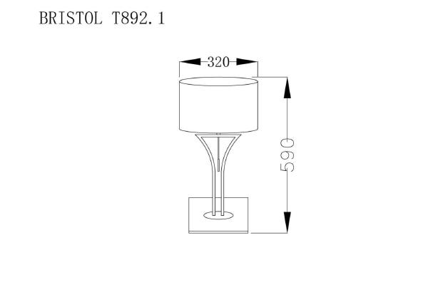 Настольная лампа Bristol BRISTOL T892.1