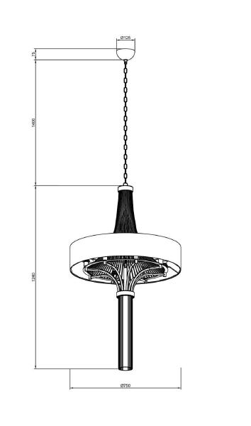 Подвесная люстра Cosmopolitan COSMOPOLITAN 2970.8 black