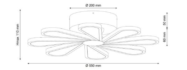 Потолочная люстра Miracoli Miracoli 201.8 LED